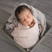 ALMOND MUDCLOTH SWADDLE