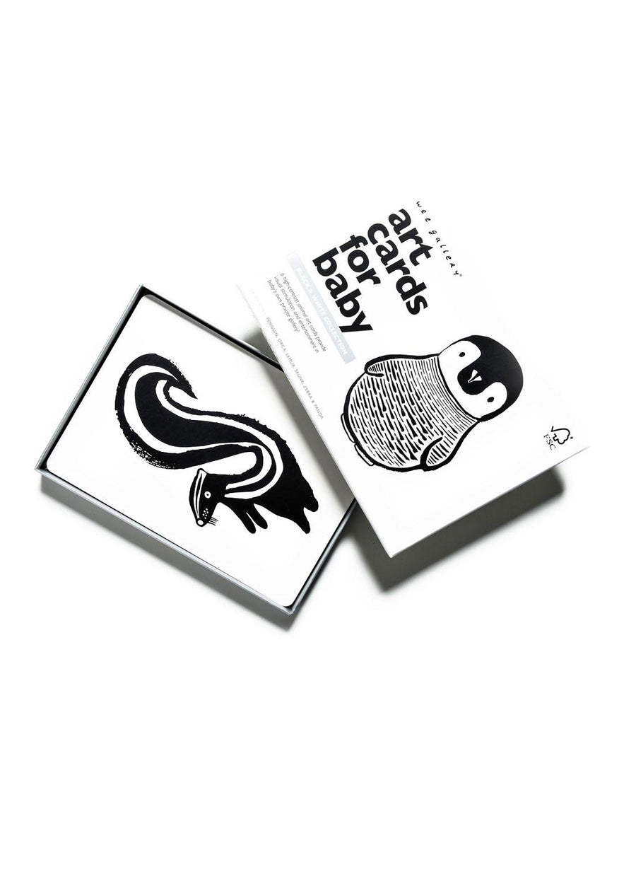 BLACK AND WHITE ART CARDS