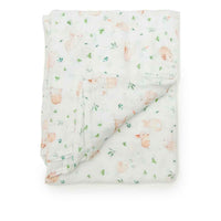 LUXE MUSLIN SWADDLE - BUNNY MEADOW