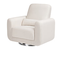 TUBA EXTRA WIDE SWIVEL GLIDER IN ECO-PERFORMANCE FABRIC - CREAM