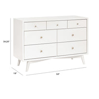 PALMA 7 DRAWER ASSEMBLED DOUBLE DRESSER