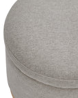 NAKA STORAGE OTTOMAN IN ECO-PERFORMANCE FABRIC - GREY ECO-WEAVE