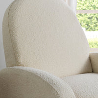 NAMI ELECTRONIC RECLINER AND SWIVEL GLIDER RECLINER WITH USB PORT - IVORY BOUCLE