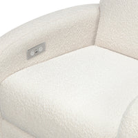 NAMI ELECTRONIC RECLINER AND SWIVEL GLIDER RECLINER WITH USB PORT - IVORY BOUCLE