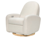 NAMI ELECTRONIC RECLINER AND SWIVEL GLIDER RECLINER WITH USB PORT - IVORY BOUCLE