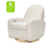 NAMI ELECTRONIC RECLINER AND SWIVEL GLIDER RECLINER WITH USB PORT - IVORY BOUCLE