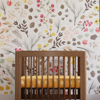 YUZU 8-IN-1 CONVERTIBLE CRIB WITH ALL AGES CONVERSION KITS - NATURAL WALNUT