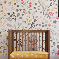YUZU 8-IN-1 CONVERTIBLE CRIB WITH ALL AGES CONVERSION KITS - NATURAL WALNUT