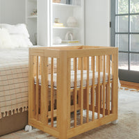 YUZU 8-IN-1 CONVERTIBLE CRIB WITH ALL AGES CONVERSION KITS - NATURAL