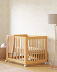 YUZU 8-IN-1 CONVERTIBLE CRIB WITH ALL AGES CONVERSION KITS - NATURAL