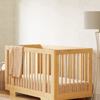 YUZU 8-IN-1 CONVERTIBLE CRIB WITH ALL AGES CONVERSION KITS - NATURAL