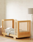 YUZU 8-IN-1 CONVERTIBLE CRIB WITH ALL AGES CONVERSION KITS - NATURAL