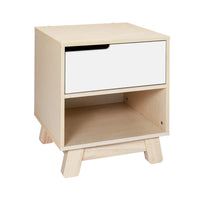 HUDSON NIGHTSTAND WITH USB PORT - WASHED NATURAL/WHITE