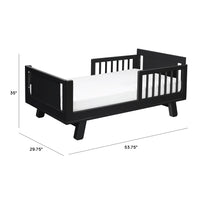 JUNIOR BED CONVERSION KIT FOR HUDSON AND SCOOT CRIB - BLACK