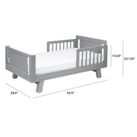 JUNIOR BED CONVERSION KIT FOR HUDSON AND SCOOT CRIB - GREY