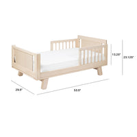 JUNIOR BED CONVERSION KIT FOR HUDSON AND SCOOT CRIB - WASHED NATURAL