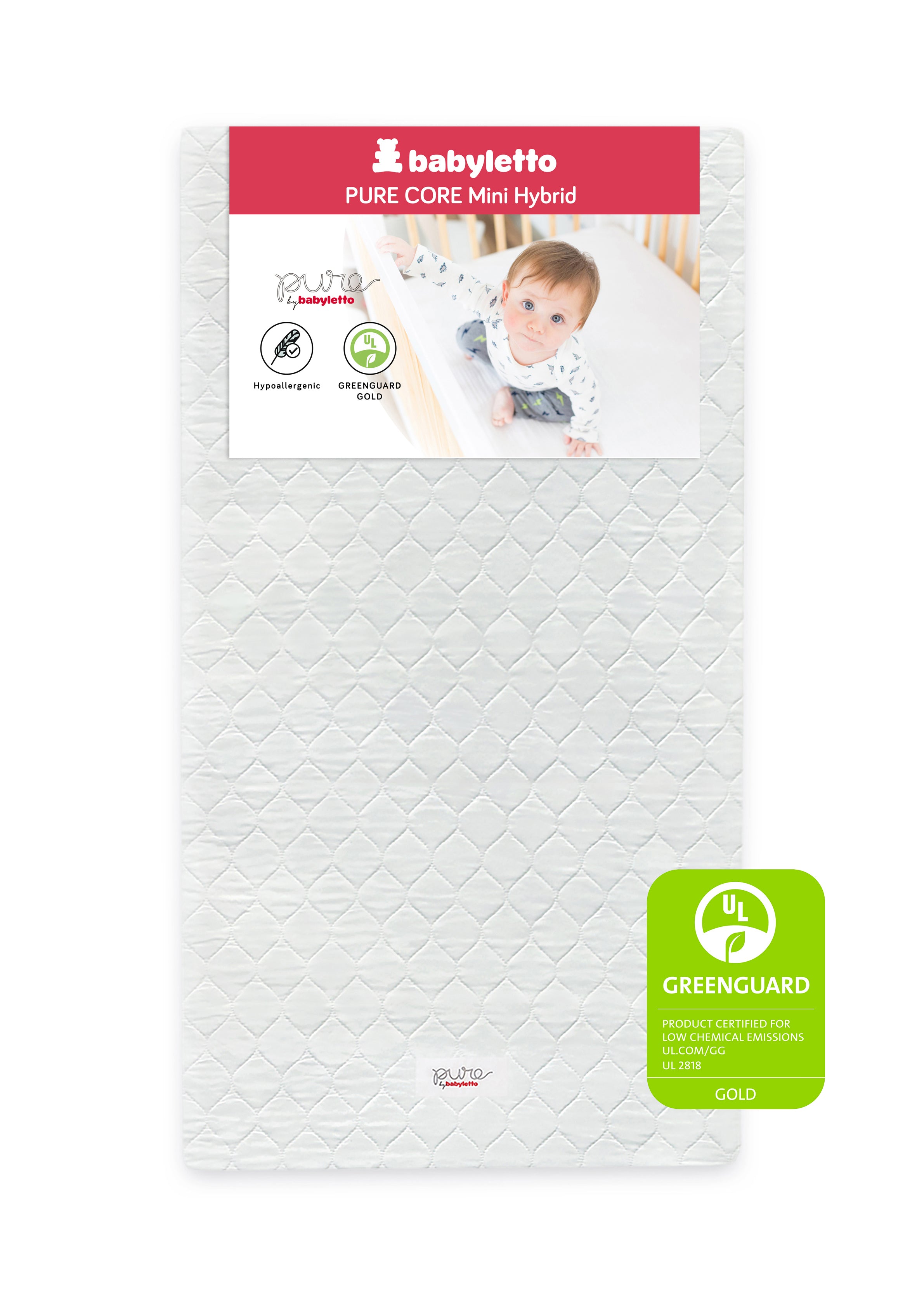 BABYLETTO pure core mini mattress eggy