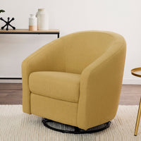 MADISON SWIVEL GLIDER IN ECO-PERFORMANCE FABRIC - DIJON TWILL