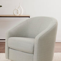 MADISON SWIVEL GLIDER IN ECO-PERFORMANCE FABRIC - GREY TWILL