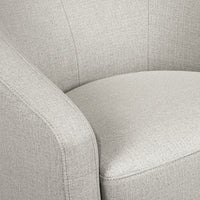 MADISON SWIVEL GLIDER IN ECO-PERFORMANCE FABRIC - GREY TWILL