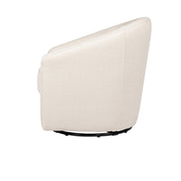 MADISON SWIVEL GLIDER IN ECO-PERFORMANCE FABRIC - NATURAL TWILL