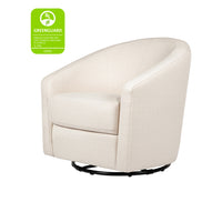 MADISON SWIVEL GLIDER IN ECO-PERFORMANCE FABRIC - NATURAL TWILL