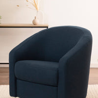 MADISON SWIVEL GLIDER IN ECO-PERFORMANCE FABRIC - NAVY TWILL