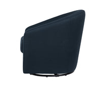 MADISON SWIVEL GLIDER IN ECO-PERFORMANCE FABRIC - NAVY TWILL