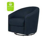 MADISON SWIVEL GLIDER IN ECO-PERFORMANCE FABRIC - NAVY TWILL