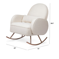 COMPASS ROCKER IN ECO PERFORMANCE FABRIC - CREAM ECO WEAVE