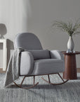 COMPASS ROCKER IN ECO PERFORMANCE FABRIC - GREY ECO WEAVE