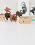 WOODEN TRAY PUZZLE - OCEAN ANIMALS