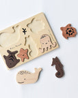 WOODEN TRAY PUZZLE - OCEAN ANIMALS