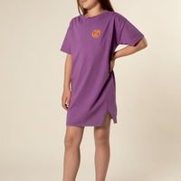 BARKLEY JUSTGOSKATE T-SHIRT DRESS - IRIS