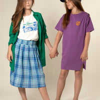 BARKLEY JUSTGOSKATE T-SHIRT DRESS - IRIS