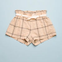 CHECK PAPERBAG SHORT