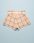 CHECK PAPERBAG SHORT