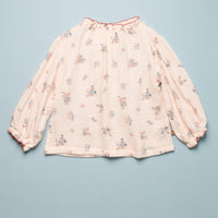FLORAL GAUZE BLOUSE