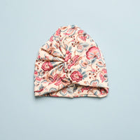 ABINA BATHING TURBAN - CREAM FLORAL