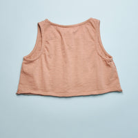 CROP TANK - BROWN LINES