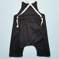 ORETO LONG OVERALL - BLACK
