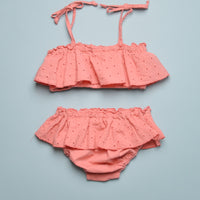 EYELET COTTON BIKINI