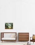 NIFTY CLEAR 3-IN-1 CRIB - WALNUT