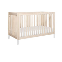 GELATO 4-IN-1 CONVERTIBLE CRIB WITH TODDLER BED CONVERSION KIT - WASHED NATURAL
