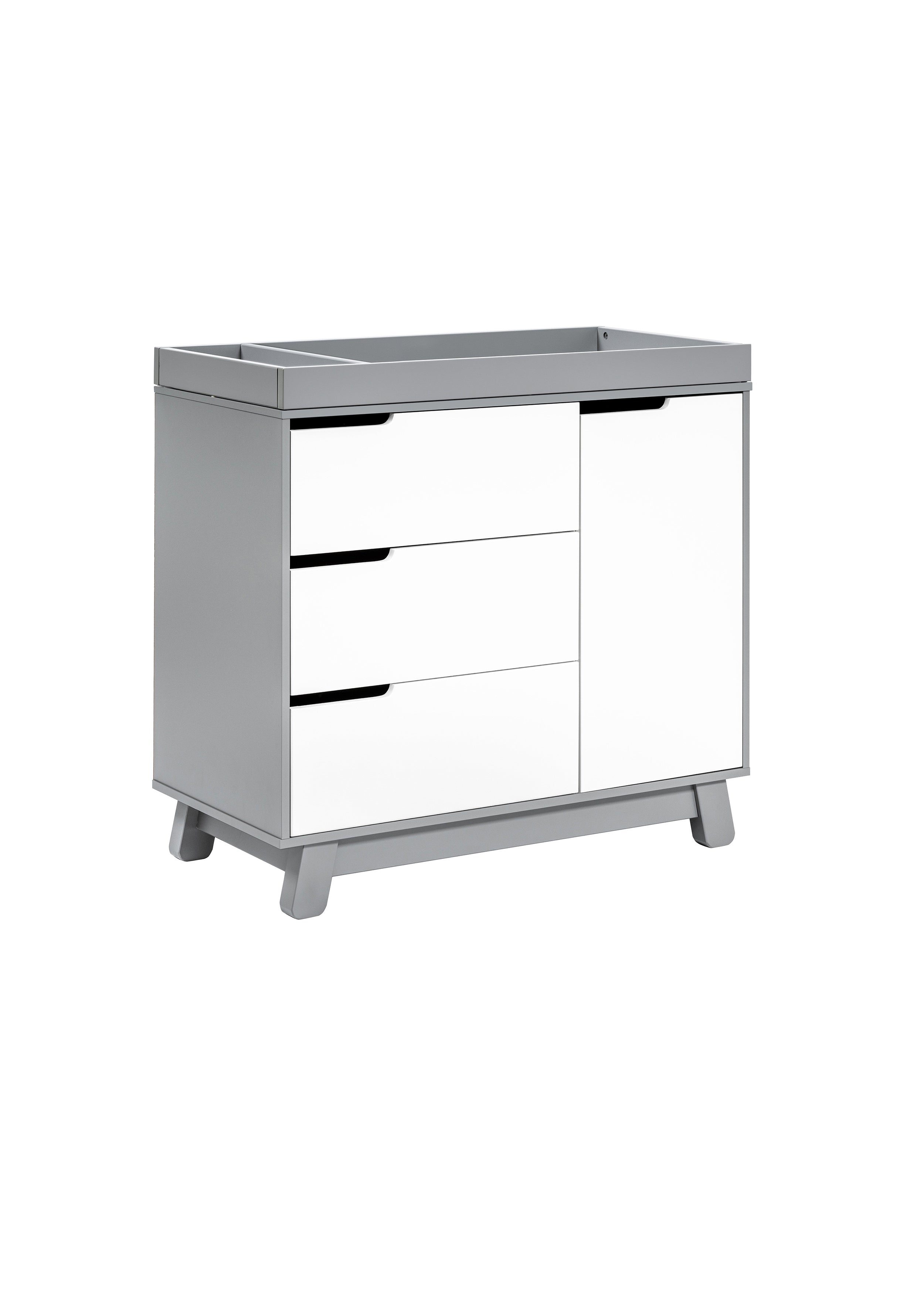 Babyletto - Hudson 3-Drawer Changer Dresser with Removable Changing Tray Grey / White