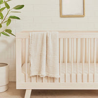HUDSON 3-IN-1 CONVERTIBLE CRIB WITH TODDLER BED CONVERSION KIT - WASHED NATURAL