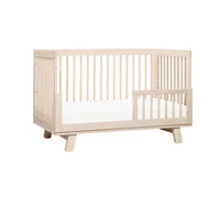 HUDSON 3-IN-1 CONVERTIBLE CRIB WITH TODDLER BED CONVERSION KIT - WASHED NATURAL