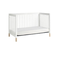 GELATO 4-IN-1 CONVERTIBLE CRIB WITH TODDLER BED CONVERSION KIT - WHITE
