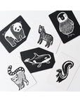 BLACK AND WHITE ART CARDS