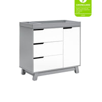 HUDSON CHANGER DRESSER - GREY/WHITE